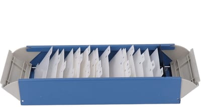 Dailygoods- Visitekaartjeshouder 800 Stuks - Uittrekbare Functie - Transparante Deksel - A tot Z Indeling - Verstelbaar - Efficiënte Organisatie - Kaartjeshouder