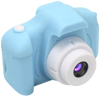 Fivesquare Mini Digital Camera for Kids – Foto’s, Video’s, Filters, Games & 400mAh Batterij | 2.0’’ HD Kindercamera | Perfect Cadeau voor Creatieve Kids, Blauw