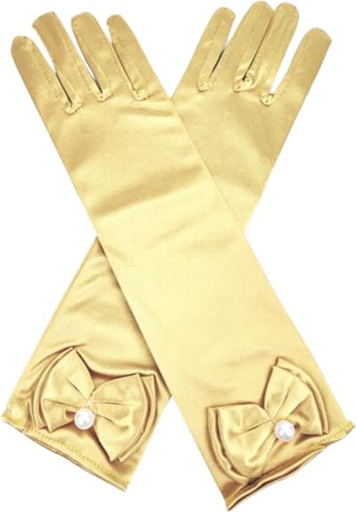 Het Betere Merk - Speelgoed meisjes - voor bij je prinsessenjurk - Gouden handschoenen voor bij je Prinsessenjurk - prinsessen verkleedkleding