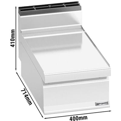 GGM Gastro Neutralelement - 400mm Zilver
