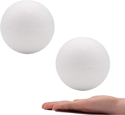 Foam Ballen voor Ambachten - Witte Polystyreen Ronde Ballen voor DIY Projecten en Decoratie