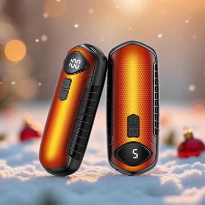 Oplaadbare Handwarmers Set van 2 - Krachtige Elektrische Zakverwarmingen met 6000 mAh - Snel Warm tot 55°C