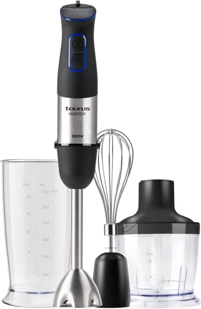 Krachtige staafmixer met 20 snelheden en turbofunctie