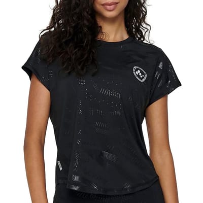 Only Play  - Maat M - Onay AOP Loose S/S Training Fitness Top Dames