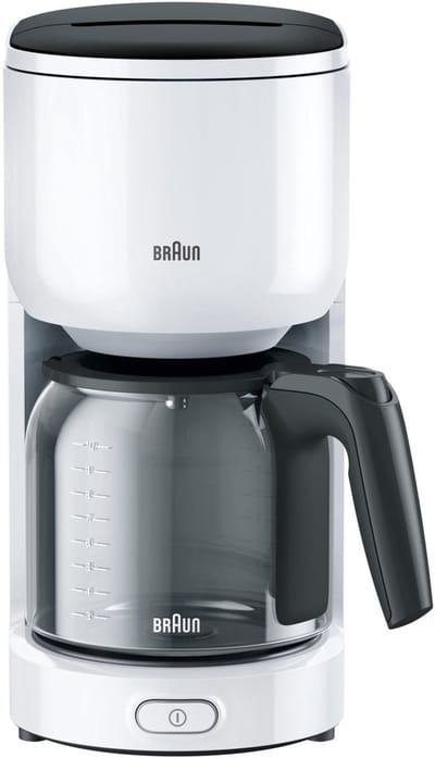 Braun PurEase KF 3120 WH - filter-koffiezetapparaat - Wit