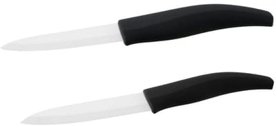 Set van 2 keukenmessen keramisch lemmet 18 en 24 cm Nirosta