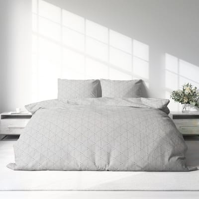 Dekbedovertrek 100% Katoen Premium - 240 x 220cm - Bolline Grey