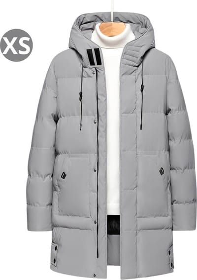 Bovista Winterjas - Heren - Parka Heren - Jas - Winter - Volwassen - Grijs - Maat XS