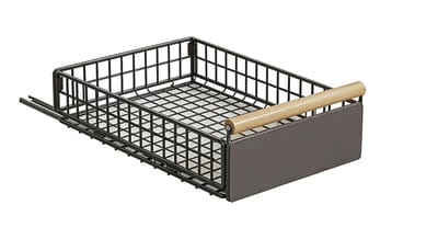 Dailygoods- Kastorganizer Uittrekbaar - Keukenopslag - Schuifladen met Ladegeleiders - Houten Handgrepen - Bevestiging met Zuignappen - Klein