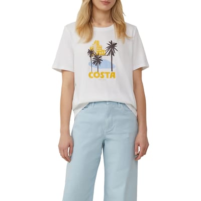 T-shirt met een print op de voorkant voor vrouwen s.Oliver