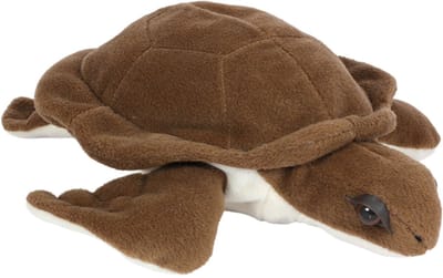 PIA Soft Toys - Pluche knuffeldier - Schildpad - bruin - 30 cm
