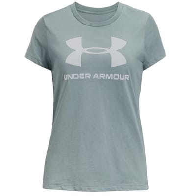 Under Armour, UA Rival Logo SS, 1356305-348, Male, Green Under Armour UA Rival Logo SS Heren T-shirt Groen 1356305-348