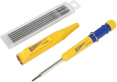 Bleispitz - Markeerstift diepe gaten - Incl navulling - Met houder