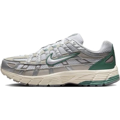 Nike P-6000 Premium Light Bone Bicoastal Unisex Sneakers Crème Metallic-Zilver Wit HF4308-072 43 white