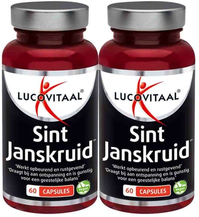 Lucovitaal Sint Janskruid - 2 x 60 Capsules - Voordeelverpakking