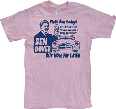 Hybris Ben Dover Roze