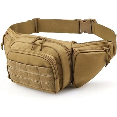 Livano Heuptas - Heuptasje - Heuptasjes - Money Belt - Dames - Heren - Festival - Wandelen - Fanny Pack - Khaki