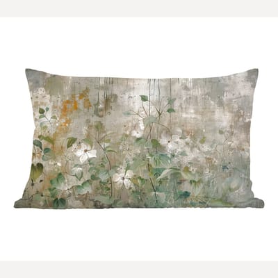 Sierkussens - Kussentjes Woonkamer - 50x30 cm - Bloemen - Bladeren - Abstract - Modern