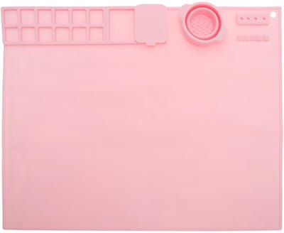 Dailygoods- Knutselmat met antislip onderkant - Siliconen - Rechthoekige schildermat - Duurzaam - Creatieve bescherming - Geschikt voor ambachtelijke activiteiten - Knutselblad