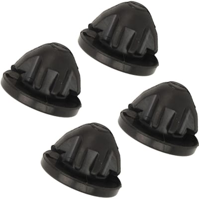 4PCS Cache Moteur Garniture Support Caoutchouc 11127614138 Réduit les Vibrations pour Série 1 E88 E82 F20 F20 LCI F21 F40 black