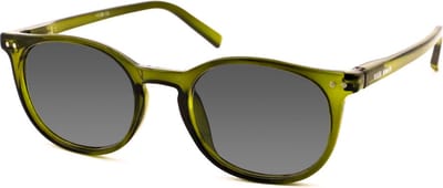 Vista Bonita GAFA – Zonneleesbril UV400 – Sterkte +1.00 – Kleur Army Green – Klein trendy model – Uitstekende lensen – Ovale pasvorm – Flexveren - Inclusief bijpassende etui en doekje