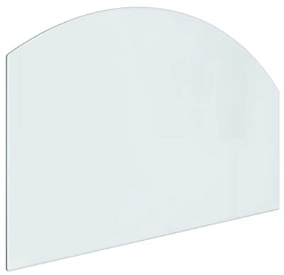 Vuurplaats glazen plaat 80x50 cm - vlamdichte en vonkbestendige vloerbedekking
