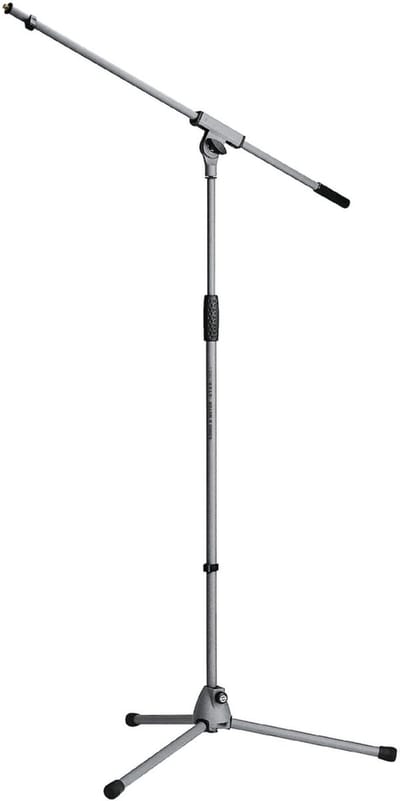 König & Meyer 21060 Galgenstatief grijs Soft Touch - Microfoonstandaard