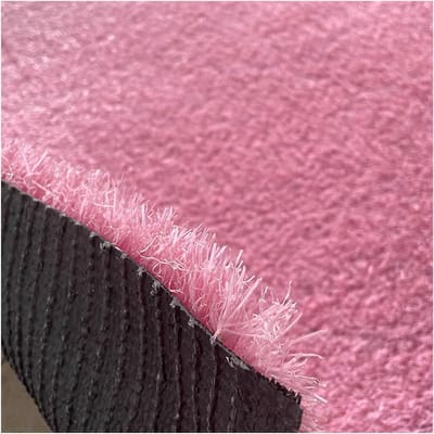 Gazonmat Kunstgras - Kunstgras Tapijt - Buitenruimte Verfraaien - Met Drainagegaten - 787 cm breed - Roze
