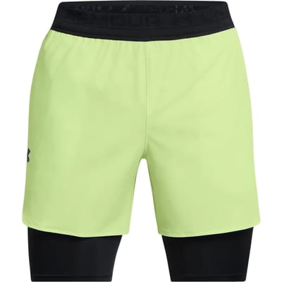 Under Armour Peak Woven 2-in-1 Korte Broek Groen M Man