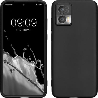 kwmobile telefoonhoesje geschikt voor Motorola Edge 30 Neo - Hoesje voor smartphone - Back cover in metallic grijs
