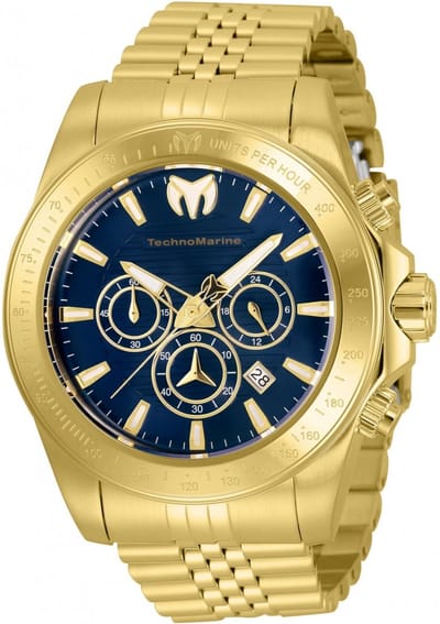 TechnoMarine Manta TM-220149 Heren Quartz Horloge - 47 mm