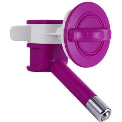 Distributeur d'eau pour chien chat Bec Abreuvoir Maison Intérieur Fourniture Fontaine à boire Mangeoire (pourpre) purple