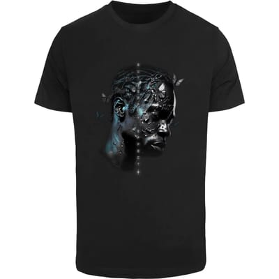 Mister Tee - Butterfly Effect Heren Tshirt - XS - Zwart