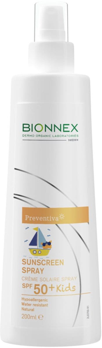 Bionnex Preventiva Zonnebrand Spray SPF 50+ Kids - 3 x 200 ml - Voordeelverpakking
