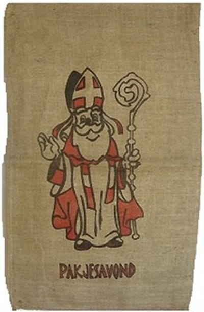 5 jute zakken voor Sinterklaas 60 x 102 cm