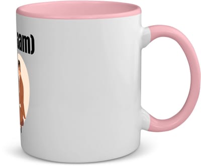 Akyol - piano man met eigen naam koffiemok - theemok - roze - Piano - muziek liefhebbers - iemand die houdt van piano spelen - verjaardag - cadeau - kado - 350 ML inhoud