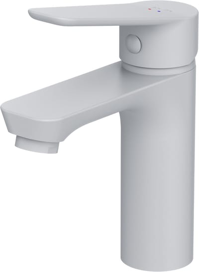 AM.PM Hit - Wastafelkraan S-Size - Waterbesparend - Messing - Wit