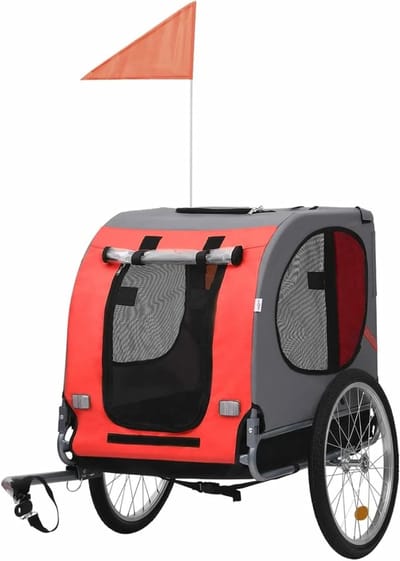 Hondenfietskar - Huisdierenkar Fiets - Fietsen met Hond - Soepele Rit Ophanging - 78 x 56 x 63 cm