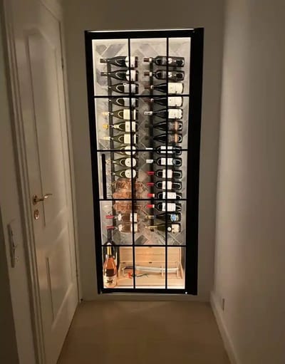Vino Wall Rack 2x9 flessen