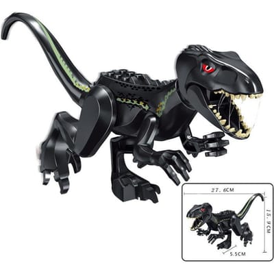 Grote Uitverkoop!!! Jurassic Park World Dinosaurussen Indoraptor Triceratops Indominus Rex T-Rex Model Bouwstenen Speelgoed Voor Kinderen groen