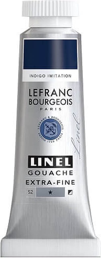 Lefranc & Bourgeois Linel Gouache Extra Fine Indigo Imitation 189 14ml