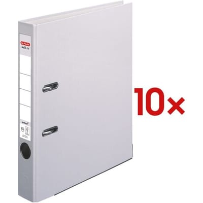 herlitz ordner maX.file protect, A4, rugbreedte 50 mm, grijs