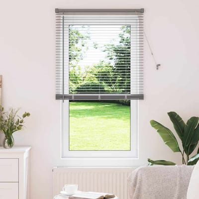 vidaXL - Venetiaanse - jaloezie - zilver - 175 - x - 80 - cm - 25 - mm - Aluminium