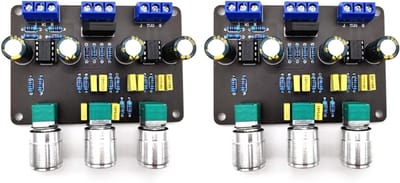 ISTOVO 2 x Dual NE5532 stereo voorversterker board audio hifi-versterker equalizer voorversterker