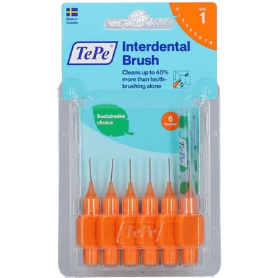 TePe Interdentale Ragers Original Oranje ISO maat 1 – 0,45 mm (6 stuks)