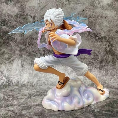 Anime One Piece Vijfde Versnelling Nika Luffy Figuren Luffy Ontwaken Zonnegod Actiefiguur Verzamelbaar Model Speelgoed Cadeaus No box gray