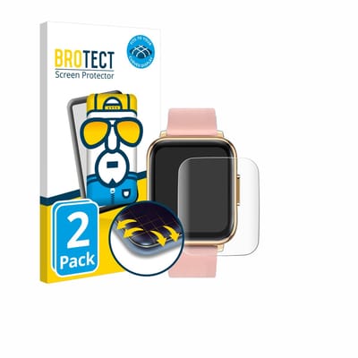 BROTECT - Screenprotector voor FMK IP68 1.7" - Folie Beschermfolie transparant volledig dekking - 2 Stuks