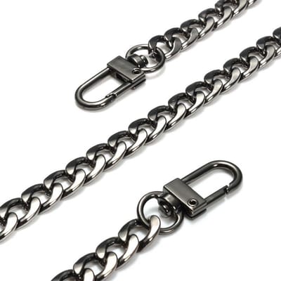 WiseGoods Luxe Handtas & Schoudertas Ketting - Tassenriem - Tasriem Kettingen - Schouderriem Tassen - Tas Riemen - Zwart 120cm