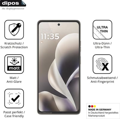 dipos – 4x Matte Beschermfolie geschikt voor Motorola Moto G Power 2026 | Krasbestendige & antireflecterende Screenprotector Ultra-Thin