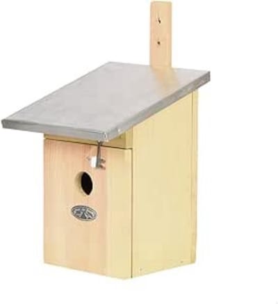 Thuys – Nestkastje Koolmees – Nestkastje Pimpelmees – Bouwpakket – 17.02cm x 21.59cm x 33.02 cm – Hout